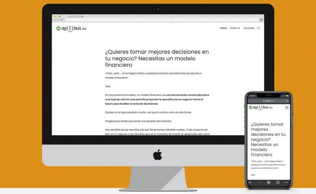 Diseño web minimalista