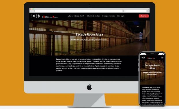 Diseño web para un escape room