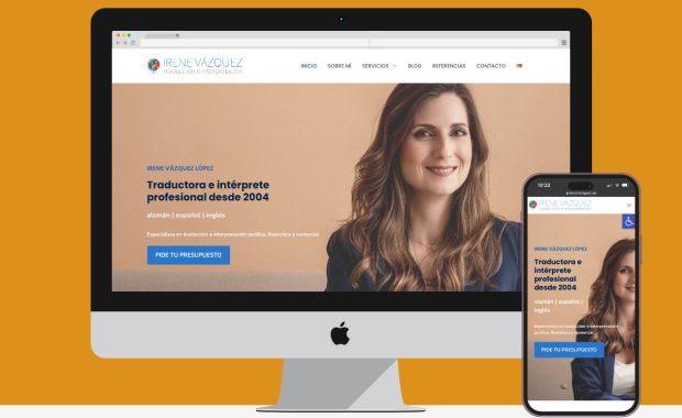 Diseño web para traductora