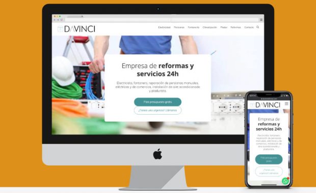 Diseño web para empresa de reformas